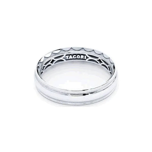 Tacori Sale - Vintage High Polish with Milgrain Men's Wedding Band - 6mm