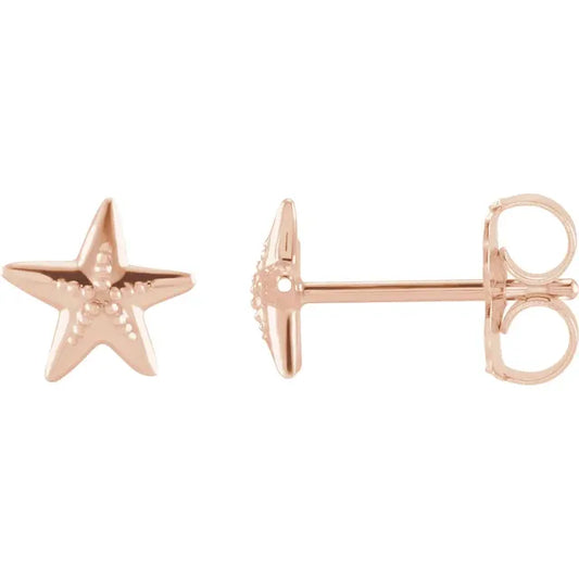 STARFISH EARRINGS - 14K