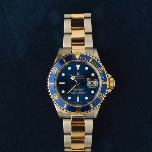 Rolex Submariner 40mm- Blue Dial - Steel and Gold- Mint Condition