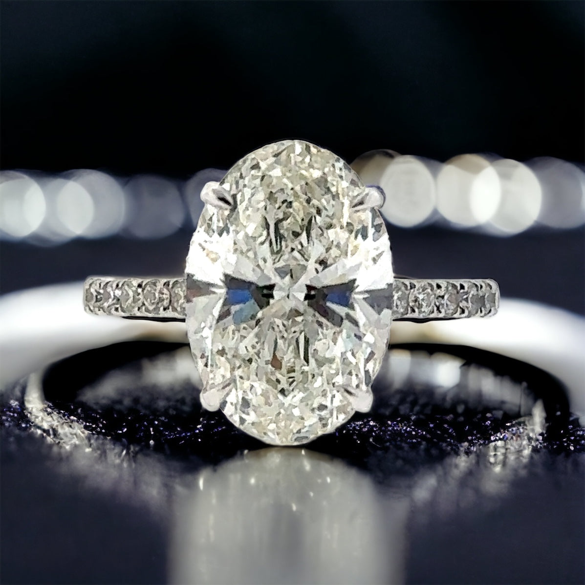 5.00 ct Created diamond ring- Sold