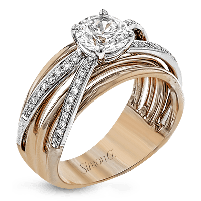 Wide Band Engagement Ring