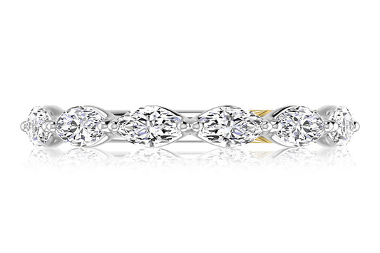 Scalloped Diamond Band