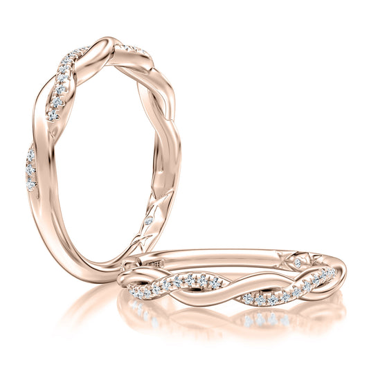 Diamond Overlapping Twist Band