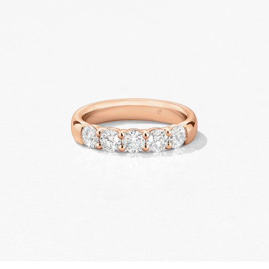 SIGNATURE 5-STONE BAND - ROSE GOLD