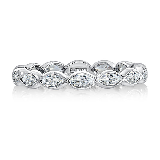 Diamond Eternity Ring set with Marquise Cuts