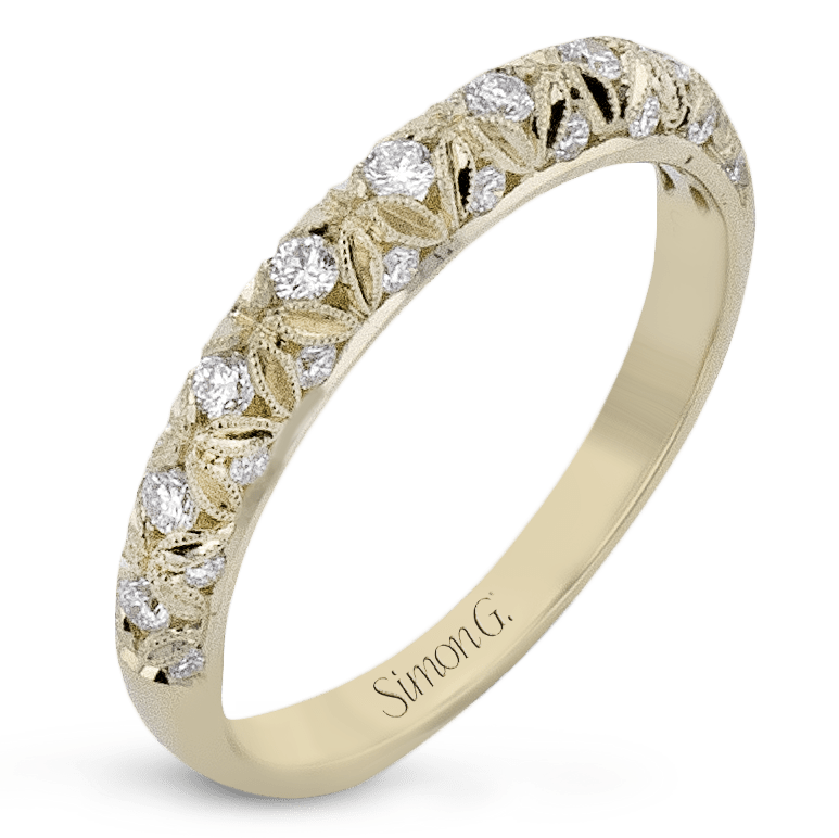 Anniversary Ring In 18k Gold With Diamonds - Simon G. Jewelry