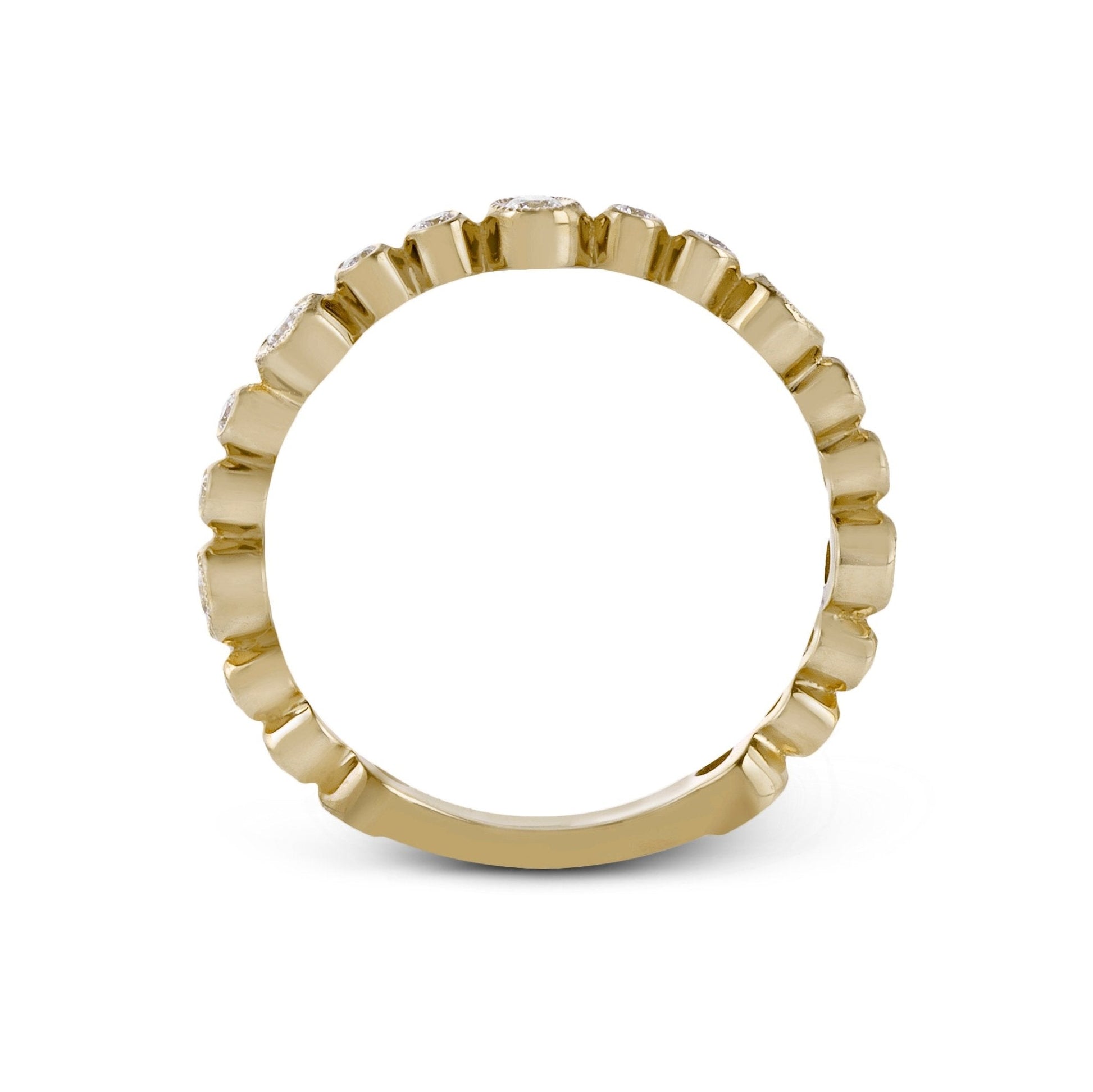 Fashion Ring In 18k Gold With Diamonds - Simon G. Jewelry