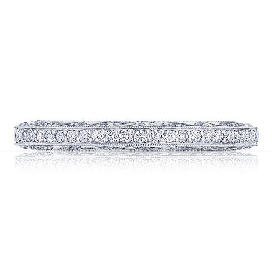 Vintage Pavé Diamond Wedding Band