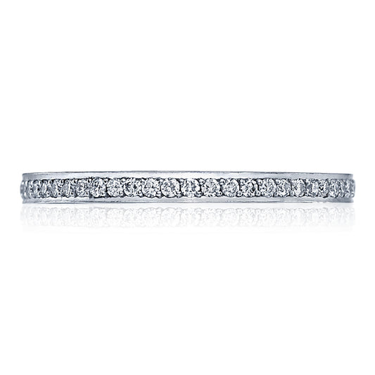 Pavé Thin Diamond Wedding Band