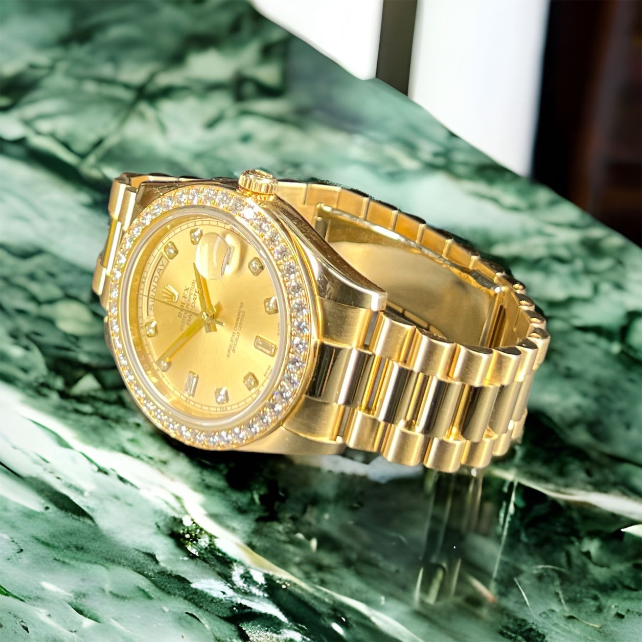 Rolex hot sale date president